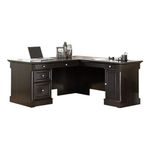 Bowery Hill L-Shaped Contemporary Engineered Wood Computer Desk in Wind Oak