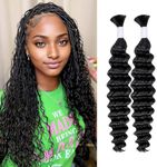 Deep Wave Bulk Human Hair for Braid