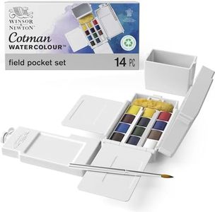 Winsor & Newton Cotman Water Colours - 1/2 Pans, Field Box