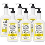 J.R. Watkins Natural Hand & Body Lotion, Lemon Cream, 18 Ounce (Pack of 6)