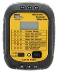 IDEAL Receptacle Tester w/GFCI & Voltage Readout