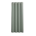 PONY DANCE Sage Green Curtain - Blackout Kids Room Curtains Solid Eyelet Curtain for Living Room, Bedroom, Kitchen, Privacy Protect Soundproof Drape, 52x54 Inch, Sold as 1 Panel