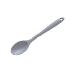 Wiltshire Mini Silicone Serving Spoon, Cooking Spoon, Heat-Resistant Utensil, Non-Stick, Non-Scratch, Pebble Grey, 20.2x4.4x1.8cm