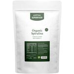 Organic Spirulina Tablets (1800 Tablets) Raw Cold Pressed Spirulina Algae Certified Vegan & Kosher