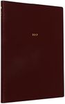 MOMENT PLANNER GREETING LIFE Notebook, 2017, Begins January, B5, Vertical Weekly CD-599-HT, Bordeaux