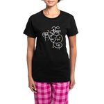 CafePress Happy New Year Women's Dark Pajamas Womens Novelty Cotton Pajama Set, Comfortable PJ Sleepwear