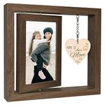 Home is Where Mom is Picture Frame Mother Birthday Gifts from Daughter Son - Display Two 4x6 Inches