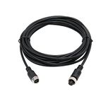 Yeung Qee 4 pin Car Video Extension Cable aviation male to femaler Plug Video and Power Cord Shield AV cable Waterproof and shockproof vehicle video Monitor reversing airline Aviation plug cable (8M)