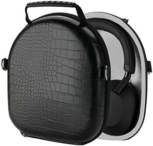 Geekria Shield Headphones Case Compatible with Sony WHCH720N, WH-XB920N, WHCH700N, WHXB900N, WH1000XM5, WH1000XM4 Case, Replacement Hard Shell Travel Carrying Bag with Cable Storage (Black)