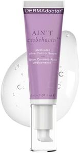 DERMAdoctor Ain't Misbehavin' Dermatologist Formulated Salicylic Acid Acne Control Serum, Acne Spot Treatment for Blemish Control and Cystic Acne breakouts with Tea Tree - 1 oz