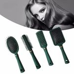 ZEBROC 4pcs set Hair Scalp Massage Comb Hairbrush Wet Curly Hair Brush Paddle Hair Brush Comb Set for Women and Men 4 Pcs Wet Hair Brushes for long Hair No Tangle Hair Brush for Curly or Straight Hair