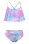 Girls Swimming Costume Kids Girl Two Piece Swimsuit Set Girls Swim Bikini Age 9-10 Years