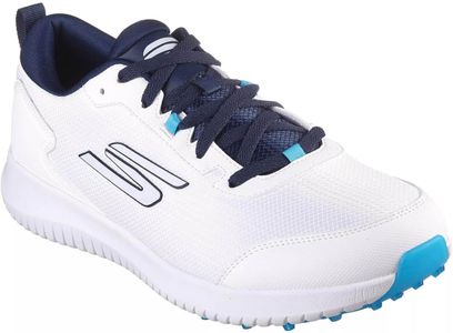 Skechers Men’s Go Golf Max Fairway 4 Golf Shoes, White/Navy, UK 9