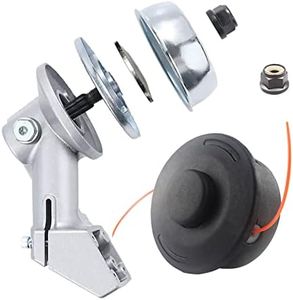 Milikaco Old Model String Trimmer Gearbox and 25-2 Bump Feed Wacker Head Attachment Sets Replacement for Weed Eater Brush Cutter Part