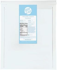 paper2eat Frosting Sheets Premium (Icing Sheets) 8.5“ x 11“ – 12 count – White Edible Printer Paper