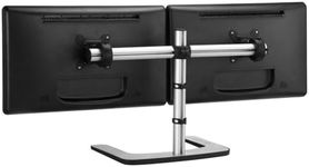 ATDEC Visidec Focus Display Accessory Arm Dual Displays, Horizontal Mount 24" - 32" Polished Silver