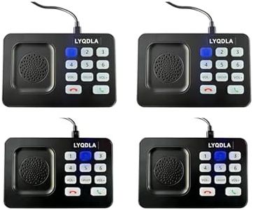 LYQDLA Wireless 2-Way Intercom System Full Duplex,1400 Feet Range