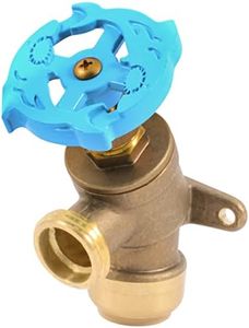 SharkBite 3/4 Inch x 3/4 Inch MHT Garden Valve, Multi Turn, Push to Connect Brass Plumbing Fitting, PEX Pipe, Copper, CPVC, PE-RT, HDPE, 24623LF