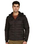 Qube By Fort Collins Men's Parka Coat (BC681AZ_Black