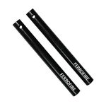 FERROFIRE Heavy-Duty Plus Ferro Rods Huge Long 1/2 Inch x 5 Inch XL Drilled Survival Fire Starter Drilled Flint Steel Ferrocerium Rod with A Lanyard Hole (Pack of 2)