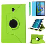 Case for Samsung Galaxy Tab A A2 10.5 inch 2018 (SM-T590 SM-T595 SM-T597), 360 Degree Rotating Stand Case Smart Protective Cover with Stylus Pen,Screen Film (Green)