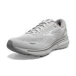 Brooks Women's Ghost 15 B Width Running Shoe (BRK-120380 1B 10371B0 10 (112) Grey/White)