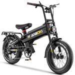 ANIIOKI eBike,A8 PRO MAX Electric Bike,52V 60Ah Electric Commuting Bike,200Miles Long Range, Peak1600W Power Ebike, Electric Bicycle for Adults