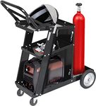 3-Tier Welding Cart MIG TIG ARC Plasma Cutter Welder Welding Cart Universal W/Tank Storage, 200lbs Capacity 1