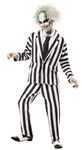 Rubie's Official Beetlejuice Deluxe Costume Adult Fancy Dress Size Xlarge