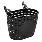 Kids Bike Basket, Storage Baskets for Front Handlebar, Hollow Bicycle Baskets, Plastic Baskets for Boys and Girls Bicycles, Tricycles and Scooters 21x12x14cm / 8.3x4.7x5.5in