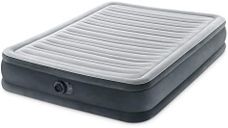 Intex Mid-Rise Air Mattress Bed with Built-in Pump, Dura-Beam Deluxe Comfort Plush, Full - Portable Luxury Travel Airbed for Adults, Camping, Guests