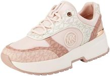 Michael Kors Women's Percy Trainer Sneaker, Soft Pink Multi, 7 UK