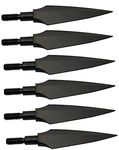 TOPARCHERY Arrowheads Broadheads: 12 Arrowheads 3D Arrowheads Hunting Arrowheads Broadhead for Carbon Arrows, Crossbow, Aluminum Arrows and Fiberglass Arrows in Archery