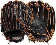 Wilson 2024 A2K B23 12 Pitcher s Baseball Glove - Right Hand Throw, Black/Saddle Tan