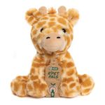 Lesser & Pavey Rpet Pals Gina Sitting Giraffe Teddy For Kids | Made Up of Recycled Bottles | Stuffed Animal Soft Toys | Ideal For Birthday or Baby Gift