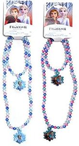 Disney Necklace and Bracelet Sets with Shaped Pendants (Frozen-2)