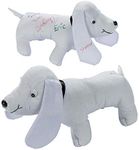 Fun Express Autograph Stuffed Dog - Graduation and Fun Gift for Kids