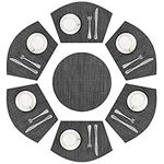 SHACOS Round Table Placemats Set of