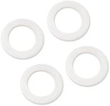 Urnqowuy 4 Pack Toilet Flush Valve Silicone Seal Fit for Toto THU440-A THU451 THU826–A 10A-A THU407, 81mm OD / 54mm ID, Silicone Seal Gasket