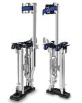 FAHKNS Drywall Stilts 18"-30", Stilts for Adults Adjustable Aluminum Work Stilts for Sheetrock Drop Ceiling Painting Painter Pruning Branches or Cleaning