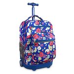 J World New York Sundance Rolling Backpack Casual Daypack, 20 cm, 38.34 L, Petals