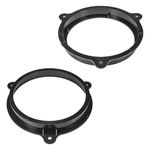 tomzz Audio 2838-002 Speaker Rings Adapter Brackets Compatible with Nissan Micra Juke Dacia Lodgy Sandero Logan Various Installation Locations for 165 mm DIN Speaker