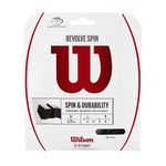 Wilson Unisex Revolve Spin Tennis Racket Reel Strings, Black, 12.2 m UK