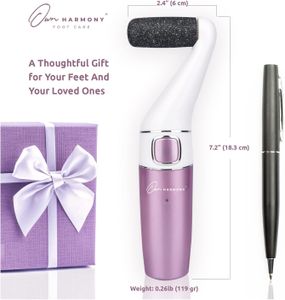 Own Harmony Electric Foot File – Rechargeable Callus Remover Pedicure Tool
