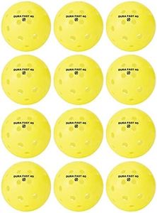 Pickle-Ball Outdoor Pickleball PB111-0002, Yellow, 12 Balls