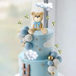 33 PCS Bear Cake Toppers Bear Balls