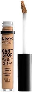 NYX Professional Makeup Can'T Stop Won'T Stop Full Coverage Concealer -Soft Beige, 0.025