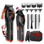 MAXGROOM Electric Hair Clippers Men, 2-in-1 Cordless Hair Trimmer 9000RPM Magnetic Levitation Professional Haircut Grooming Kit, 2000mAh Longer Battery Life Rechargeable Barber Clipper Set