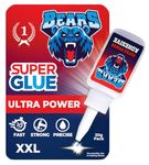 Visaan Bears Ultra Powered Super Glue Adhesive For Plastic, Wood, Metal, Ceramic, Rubber, Glass, Shoe Glue, 20Gm