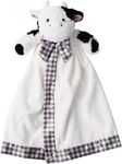 Bearington Lil' Gilly 18 Inch Cow Loveys for Babies - Security Blanket for Babies - Lovies for Babies Security Blanket with Stuffed Animal